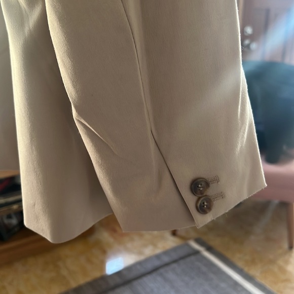 Jones New York Tan stretch blazer - size 14w - Picture 6 of 9